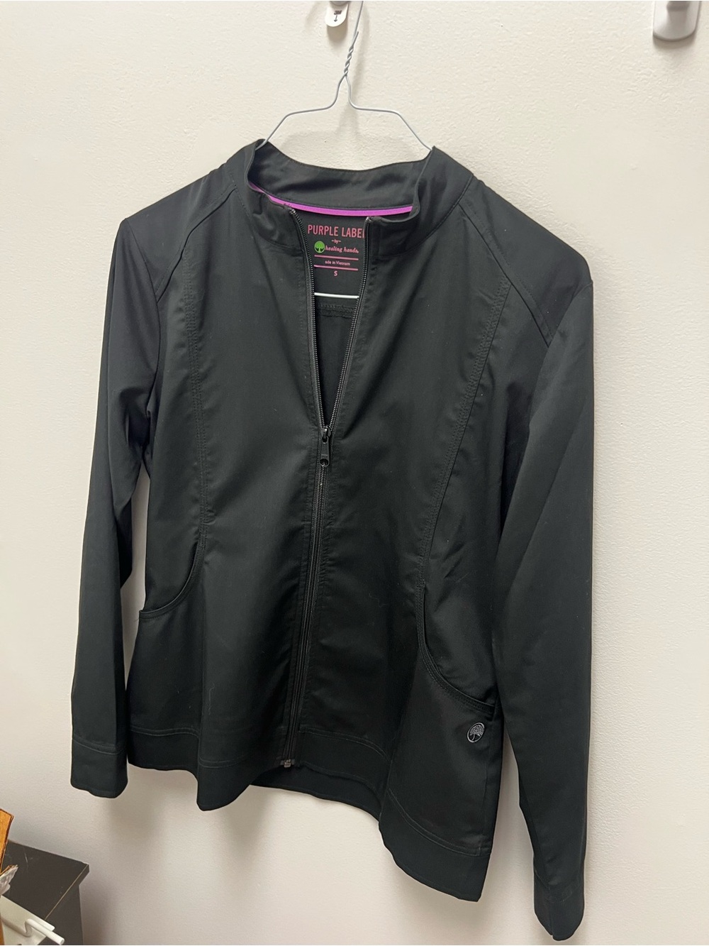 Black Zip-Front Women's Jacket